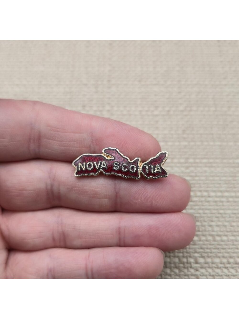 Nova Scotia Province Lapel Pin - Canada Geography Map Collectible Pin A8090